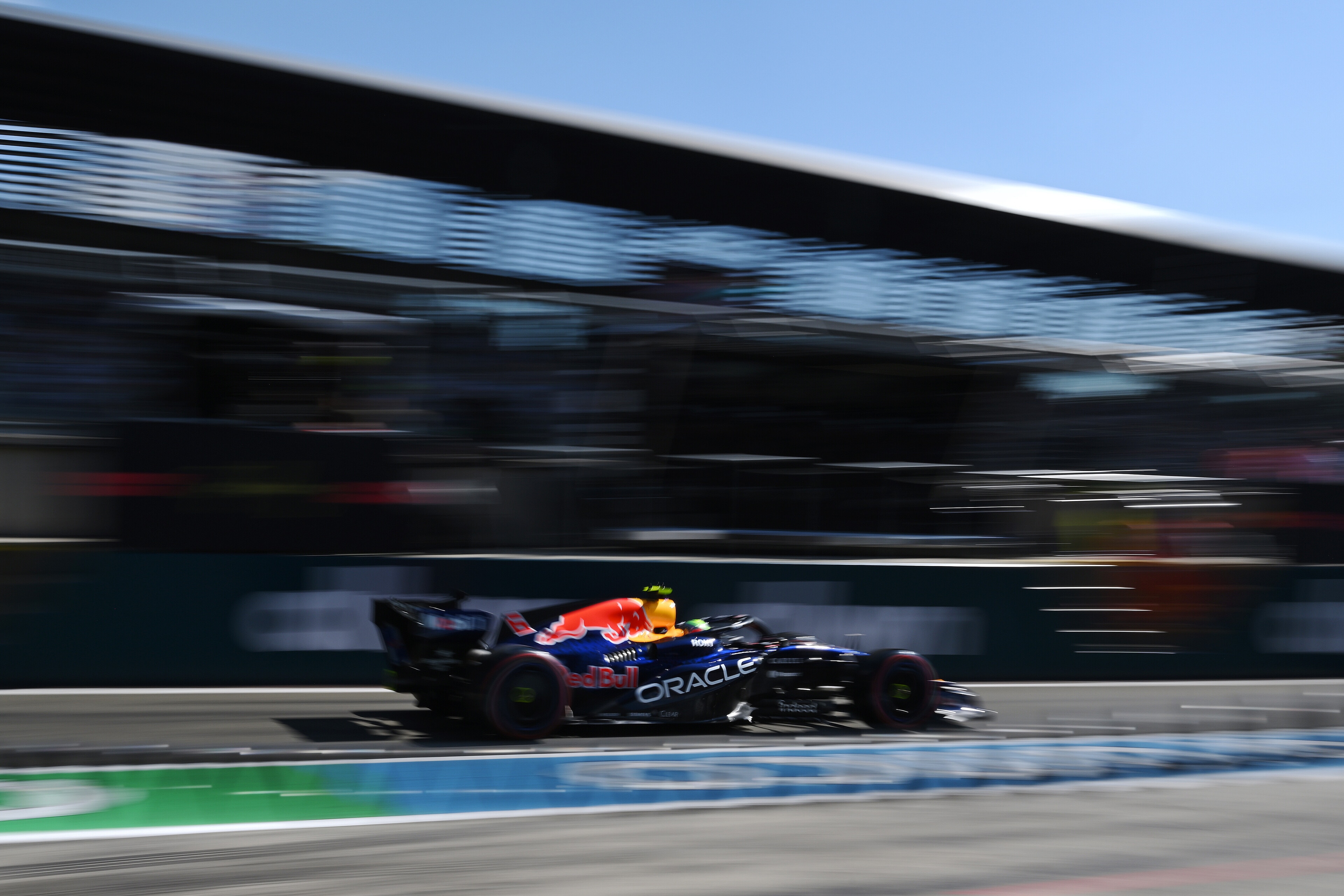 SPIELBERG, AUSTRIA - JUNE 27: Isack Hadjar of France driving the (6) Oracle Red Bull Racing RB22 Red Bull Ford in the Pitlane during qualifying ahead of the F1 Grand Prix of Austria at Red Bull Ring on June 27, 2026 in Spielberg, Austria. (Photo by Sam Bagnall/Sutton Images) // Getty Images / Red Bull Content Pool // SI202606270431 // Usage for editorial use only // 
